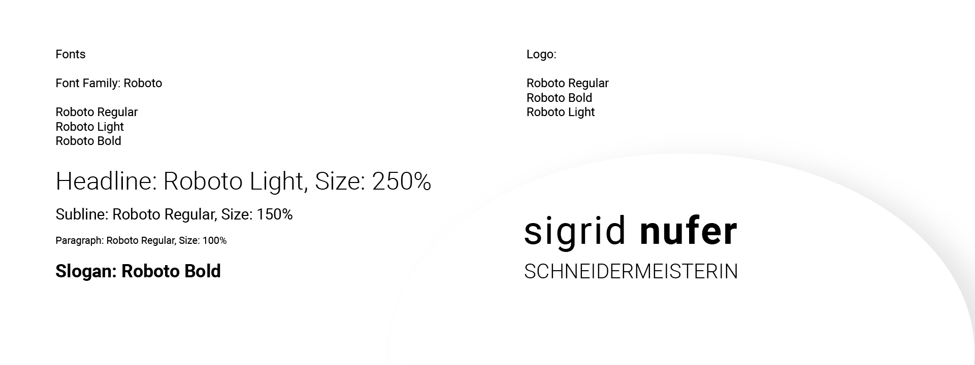 Corporate Design Typografie HAAG Kommunikationsdesign München