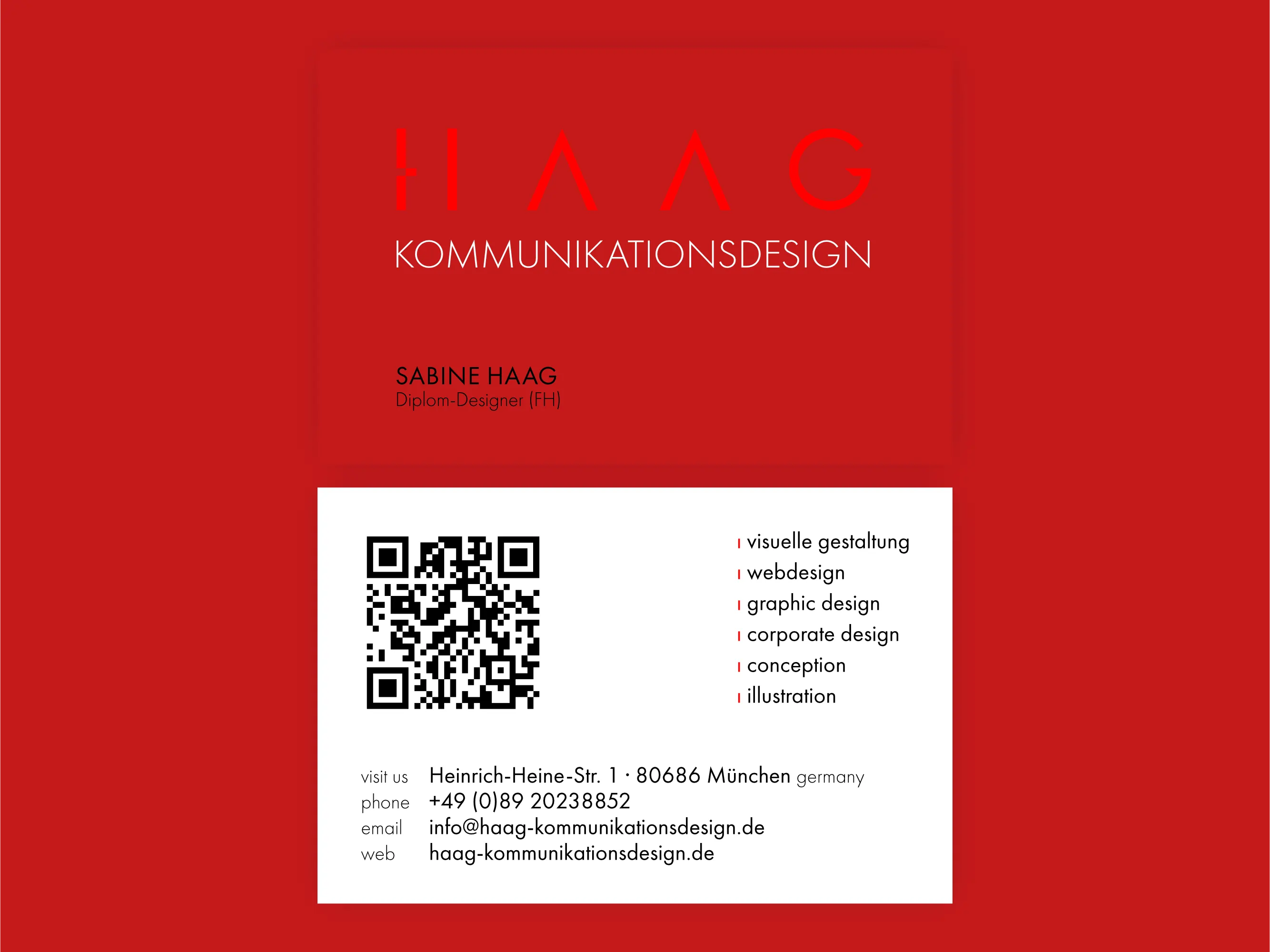 Corporate Design Webdesign HAAG Kommunikationsdesign München