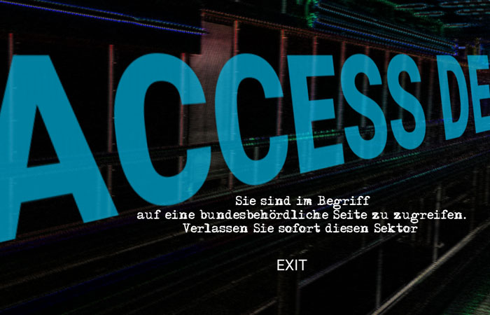 error example Visual HAAG Kommunikationsdesign | Webdesign