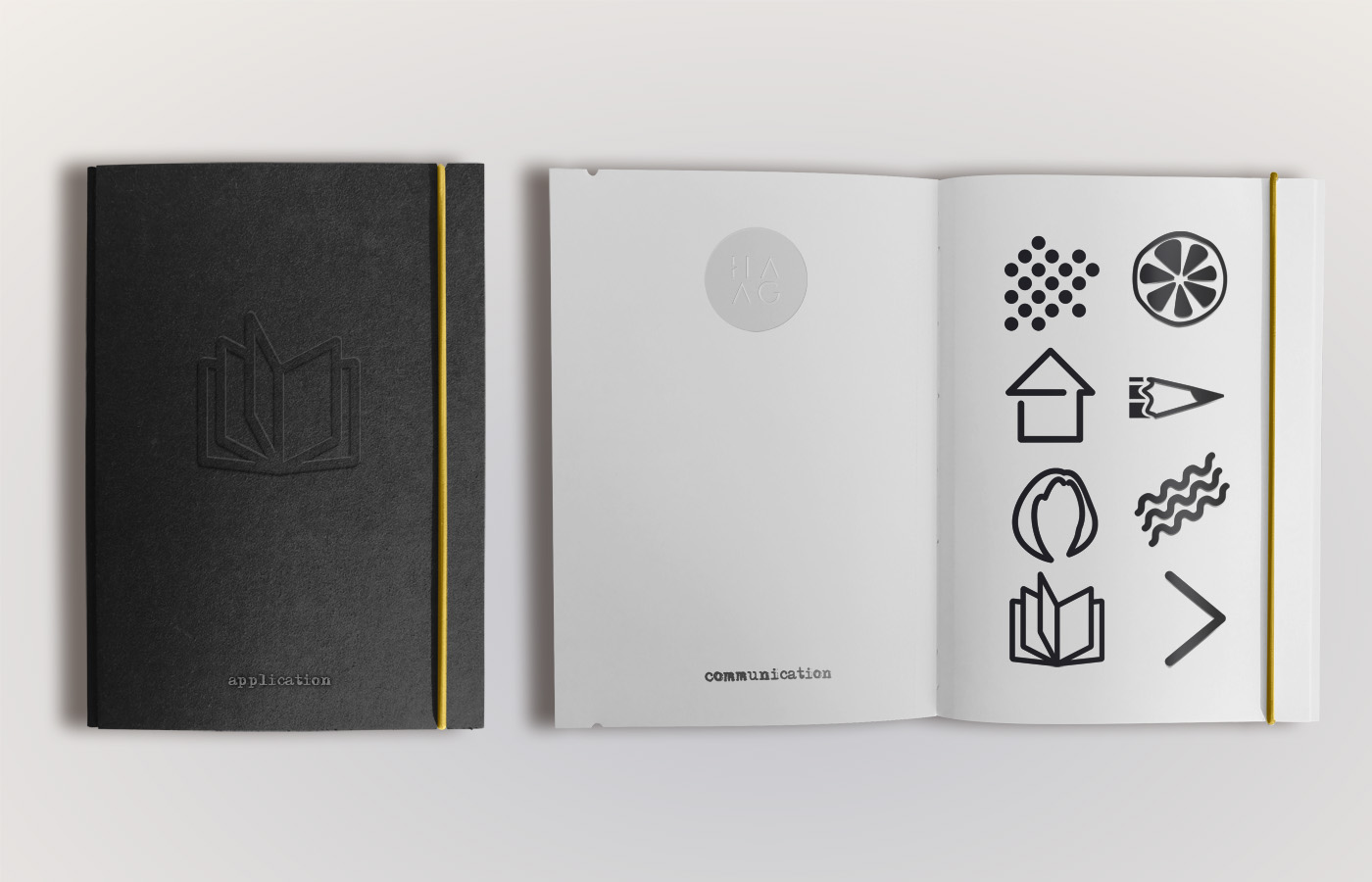Mockup Icons u. Symbole HAAG Kommunikationsdesign | Webdesign