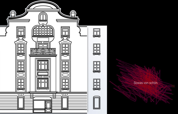 Key Visual, Entwurf Jugendstil - Imagebroschur