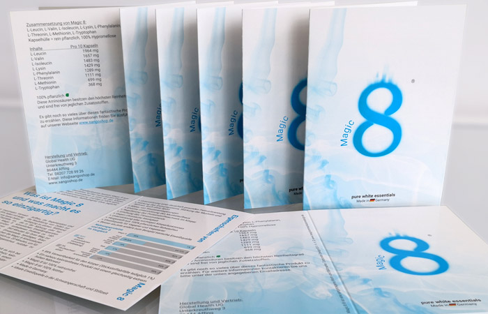 Magic 8 Flyer, Print Grafikdesign München