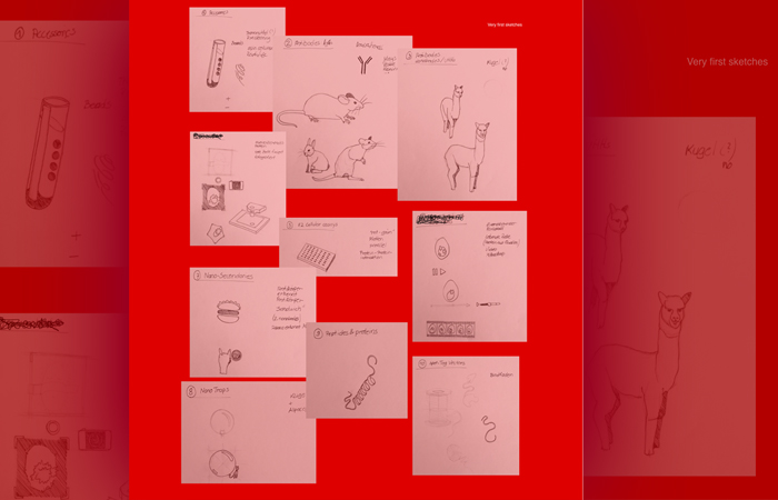 Nanobodies hand drawings Illustration München