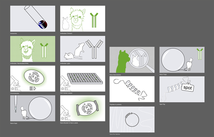 Nanobodies Produkt-Icons München