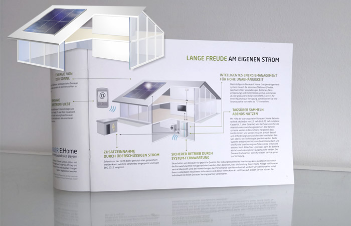 Imagebroschur Solar Grafikdesign München