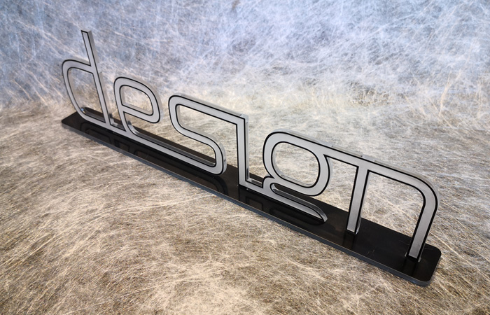 3D Display, Laser-Cut Corporate Design München