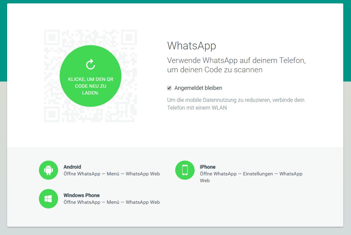 Whatsapp im Web Screenshot HAAG Kommunikationsdesign|Webdesign München
