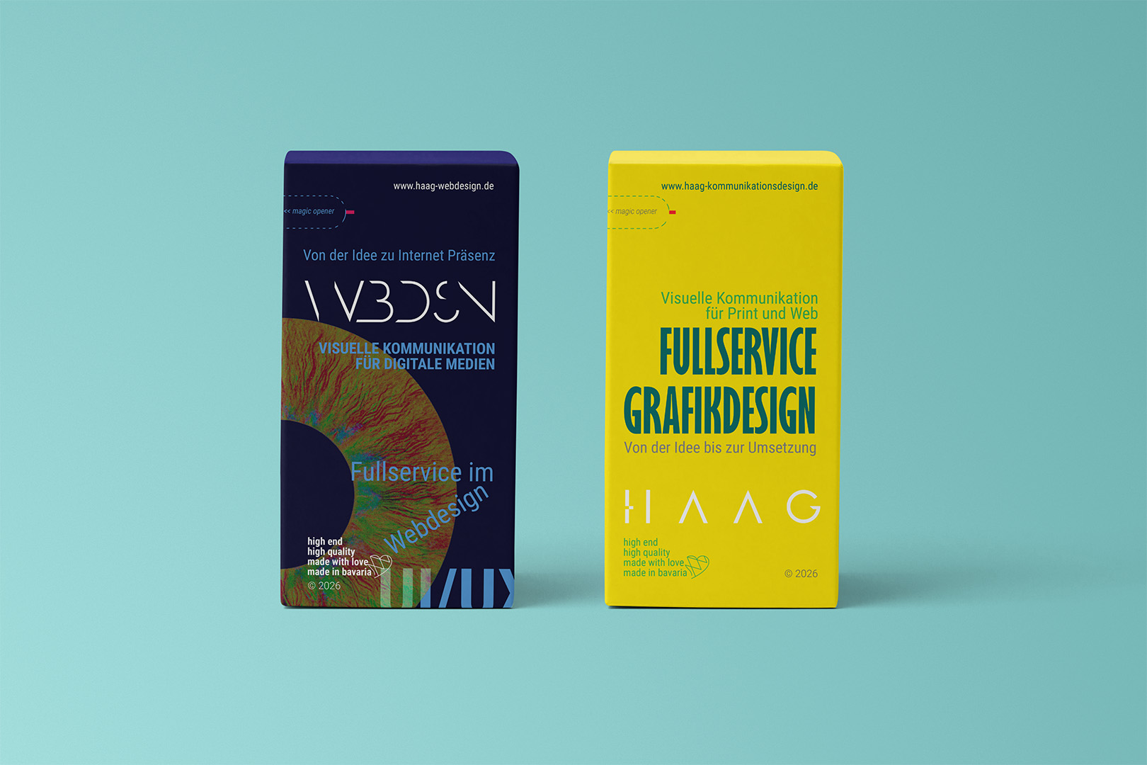 Grafikdesign Packaging HAAG Kommunikationsdesign München