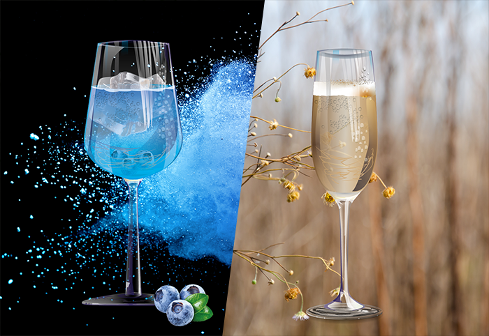 Illustration Garching Sprizz Prosecco Vektorgrafik