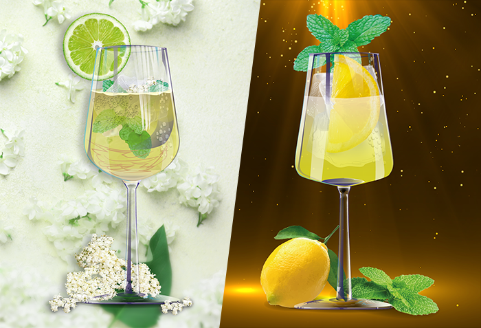 Illustration Hugo Limoncello Vektorgrafik