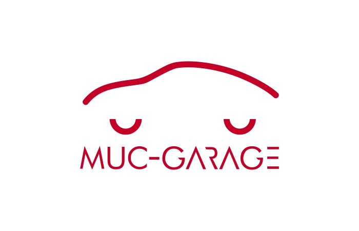 Logo, Branding muc garage, Grafikdesign München