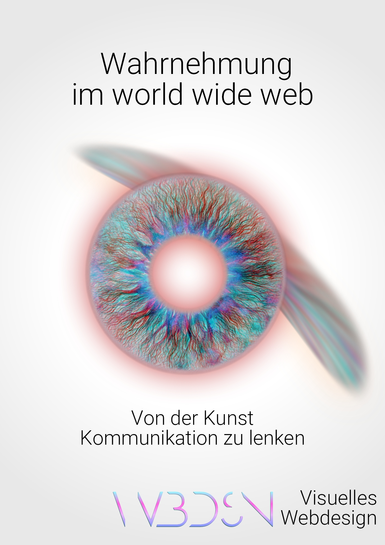 Plakat Entwurf mit Hintergrundbild, Grafikdesign München